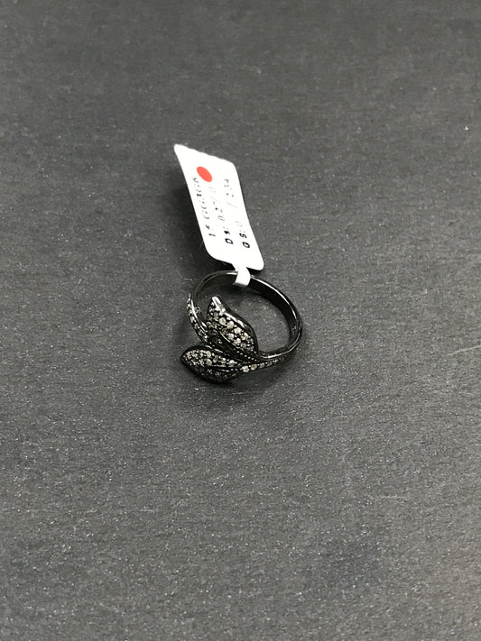 Leaf Shape Diamond Ring