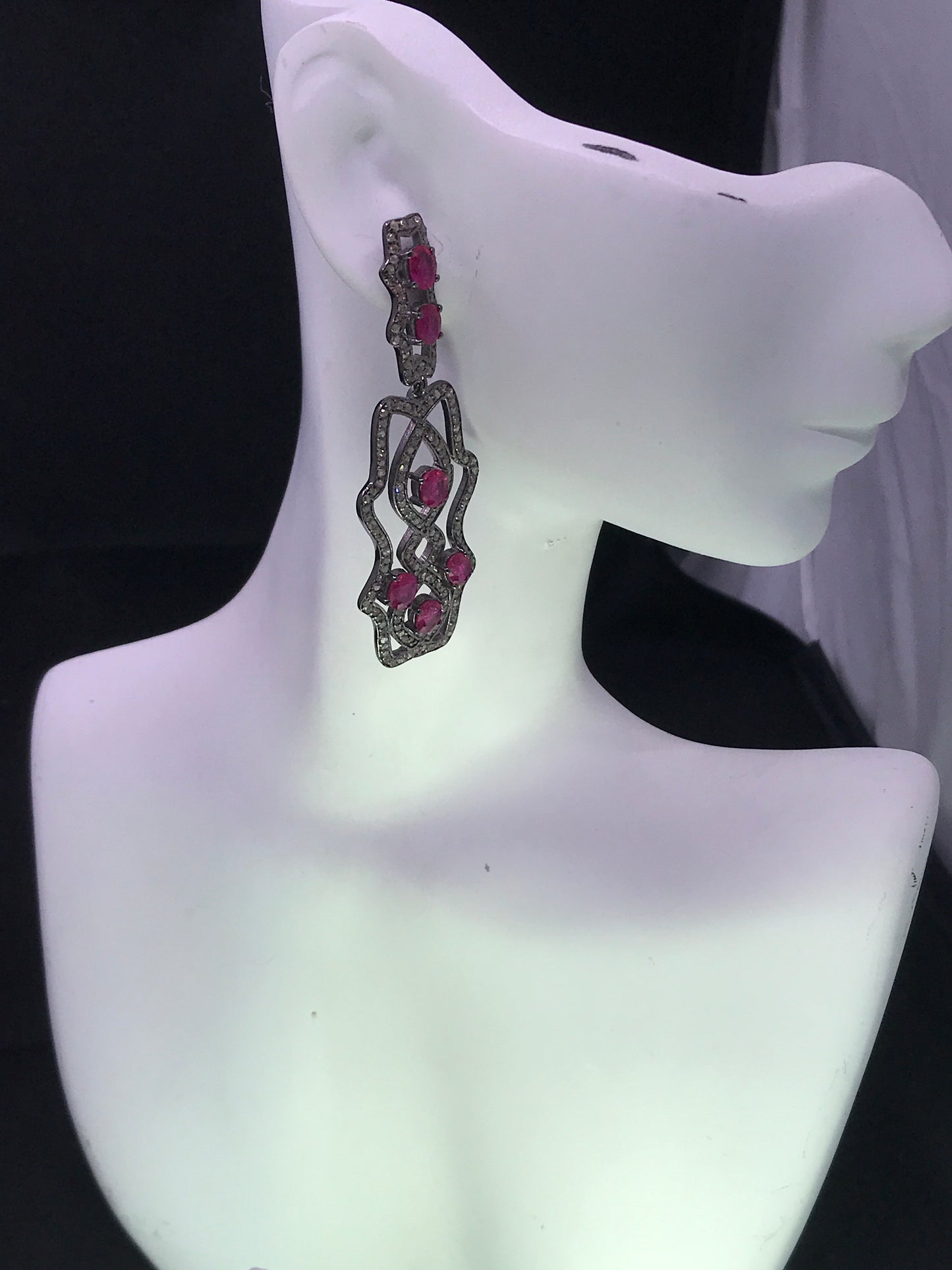 Art Shape Diamond Earrings