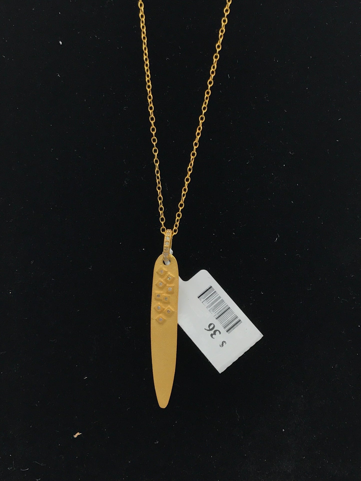 Silver Diamond Pendant