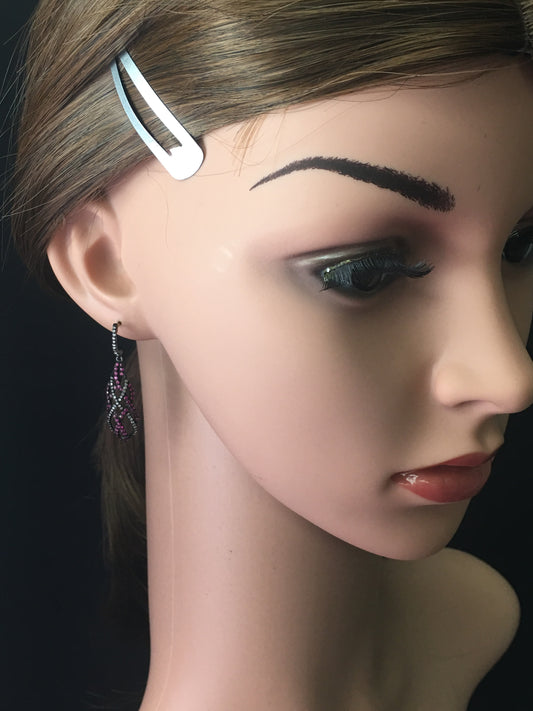 Diamond and Ruby Earring