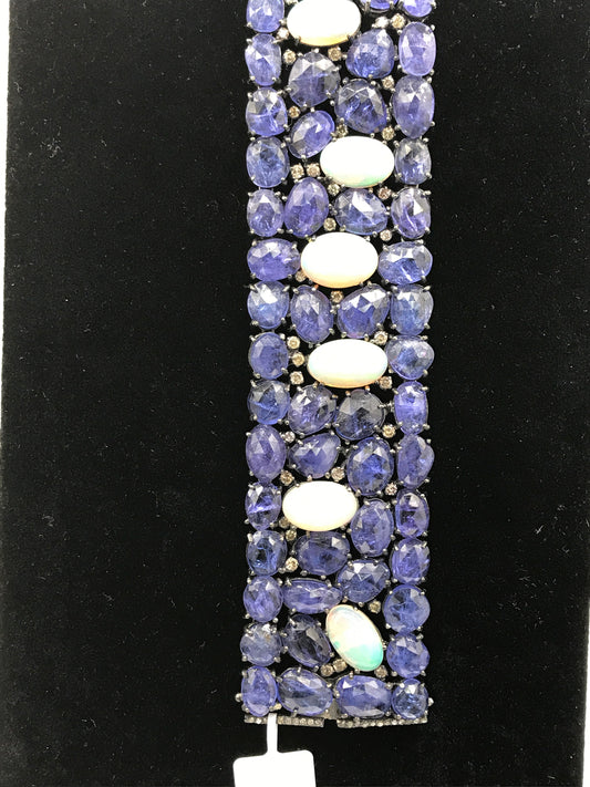 Tanzanite and Diamond Bracelet