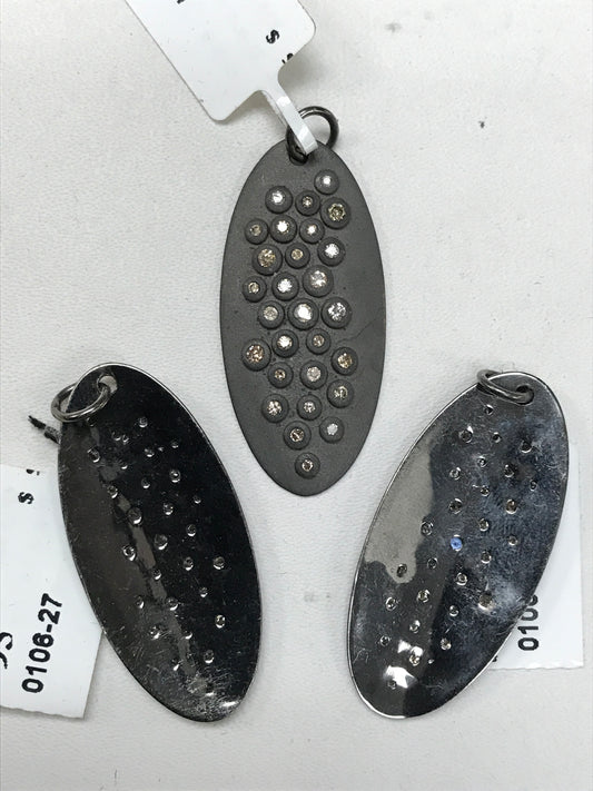 Oval Shape Diamond Pendant