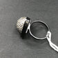 Ball Pave Diamond Ring .925 Oxidized Sterling Silver Diamond Ring, Genuine handmade pave diamond Ring Size Approx 0.80"(20 MM)