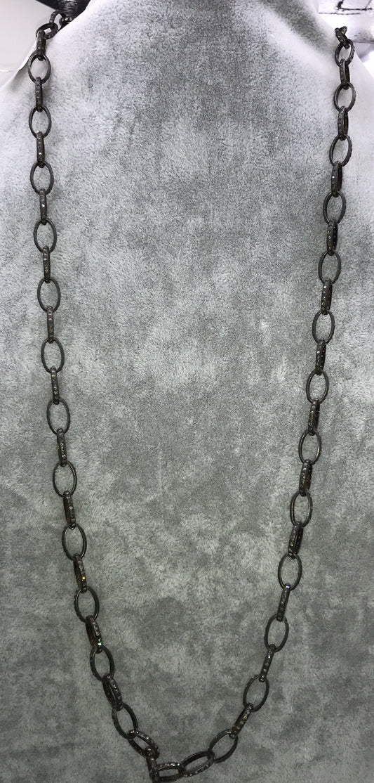 Diamond Link Chain Necklace