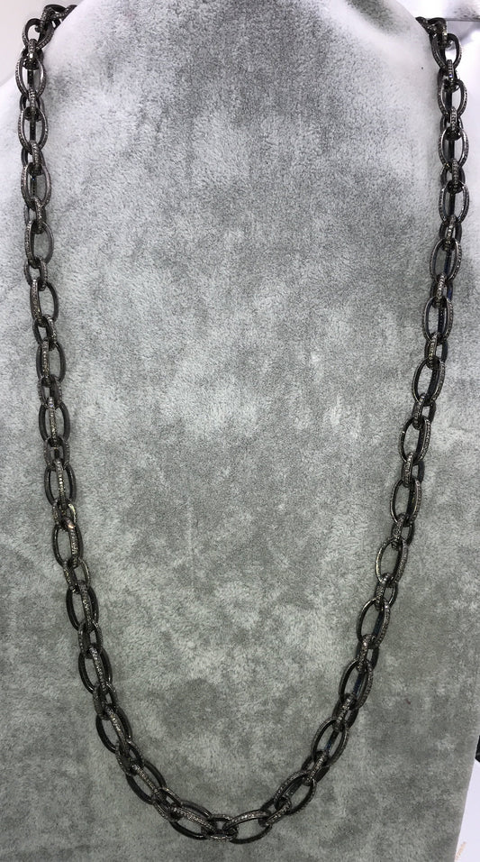 Diamond Link Chain Necklace