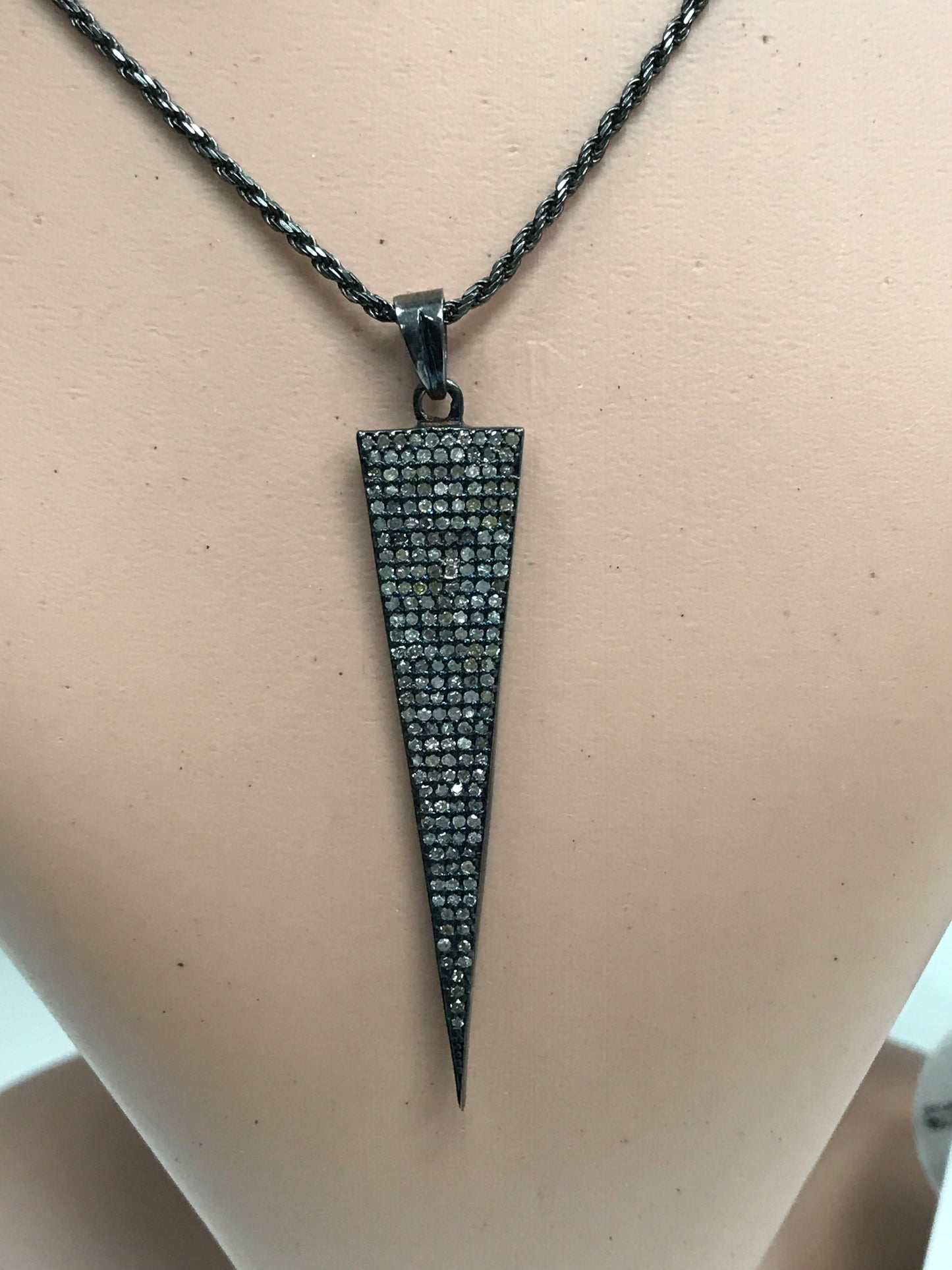 Pendant Diamond Spike Shape Charm