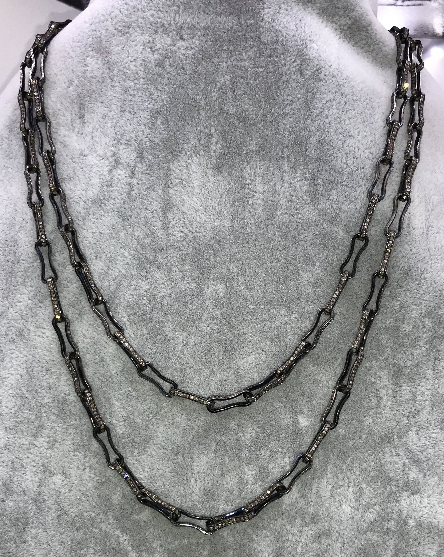 Diamond Link Chain Necklace