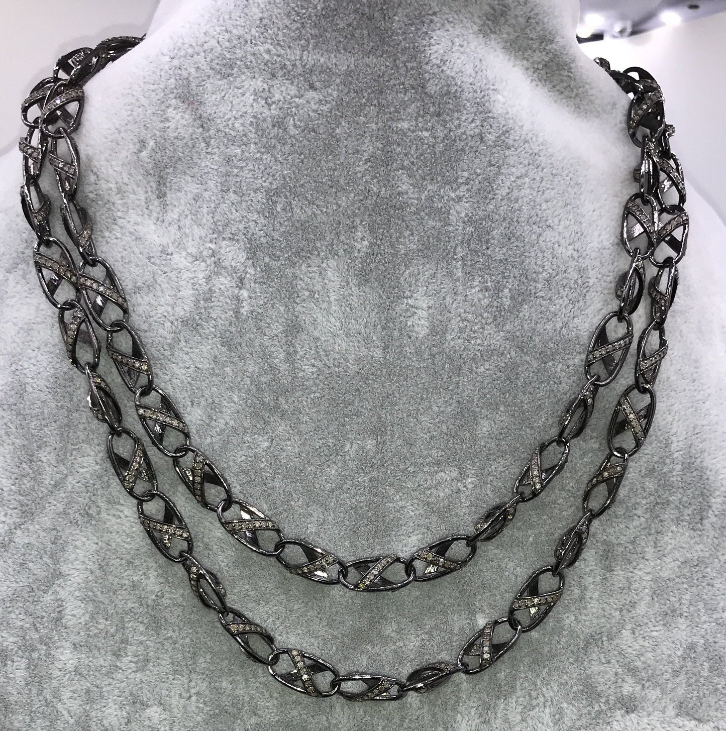 Diamond Link Chain Necklace