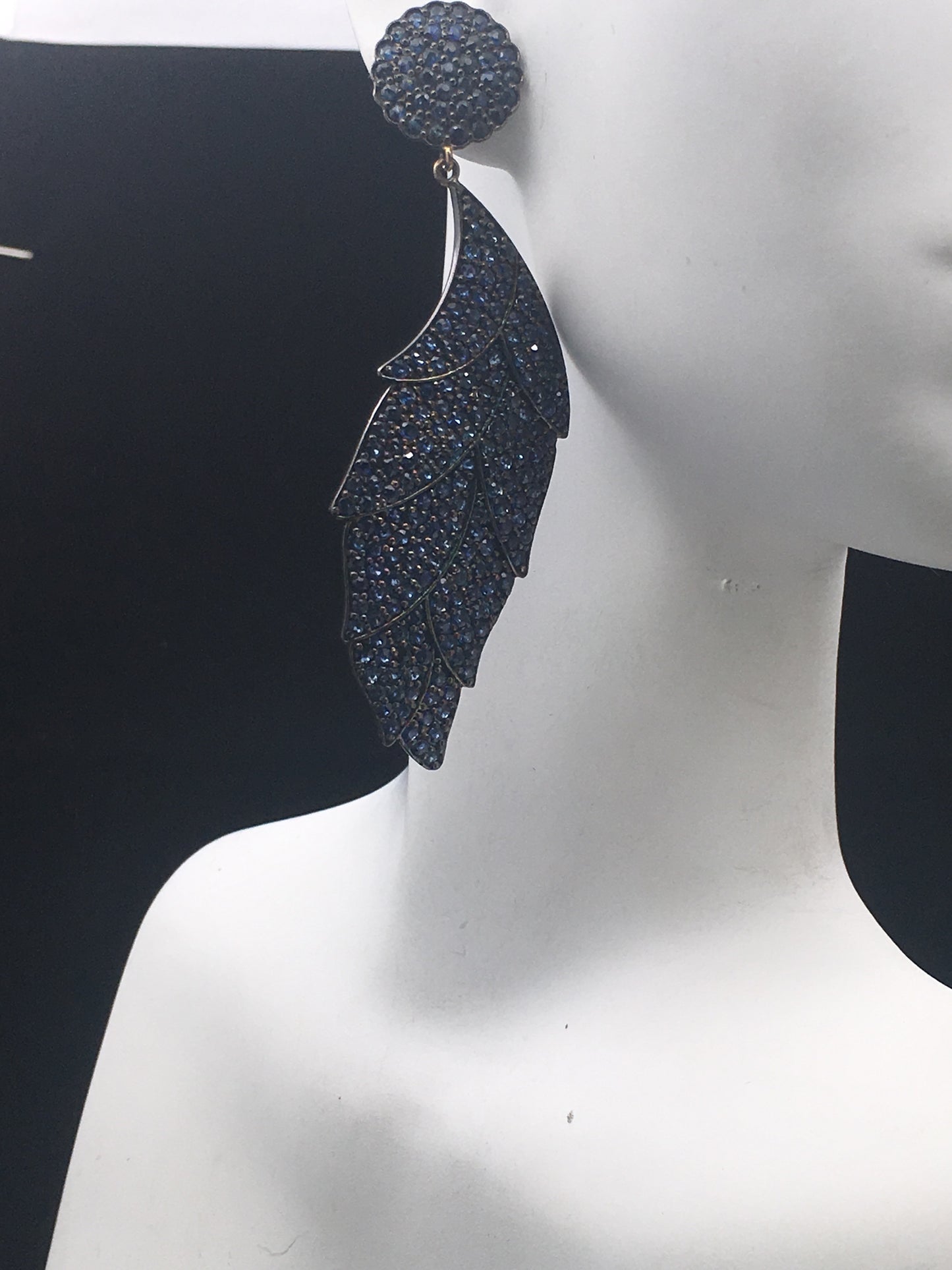 Blue Sapphire Earrings