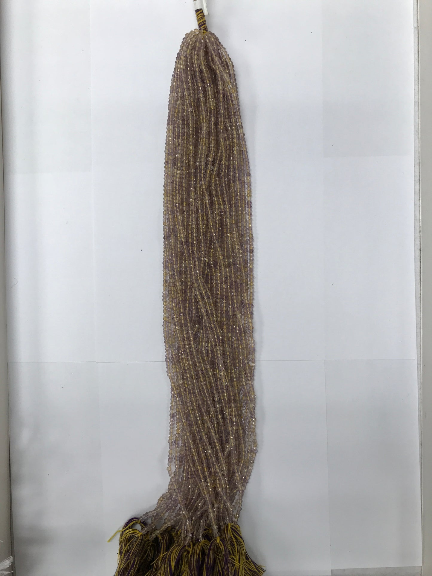 Ametrine Roundel Beads Facetted 3-4mm