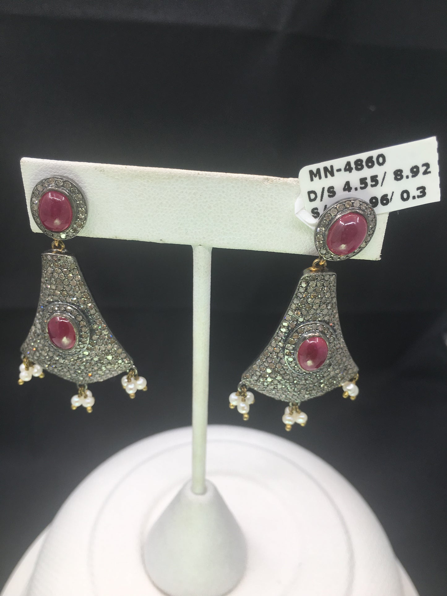 Gemstones Diamond Earring