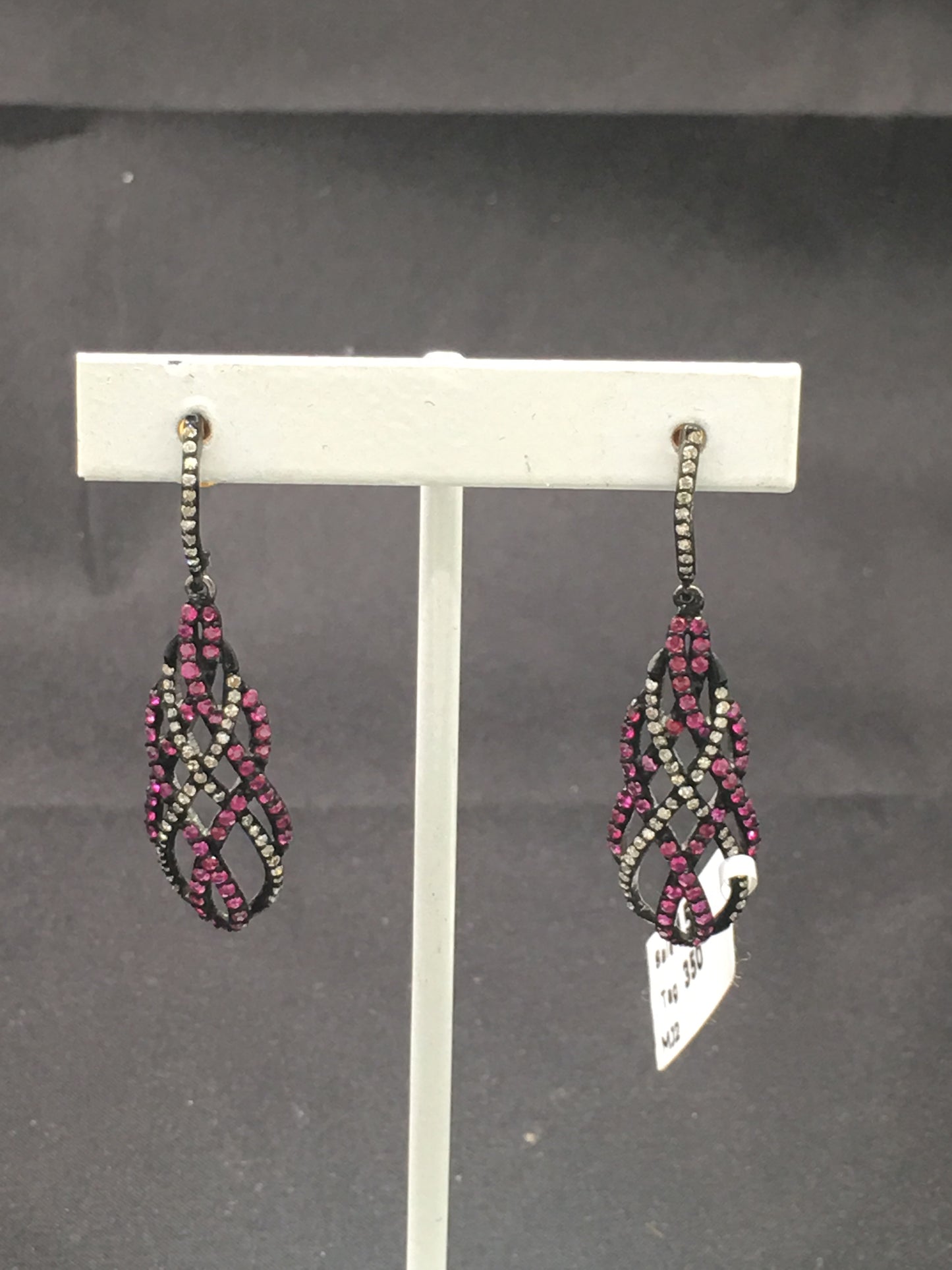 Diamond and Ruby Earring