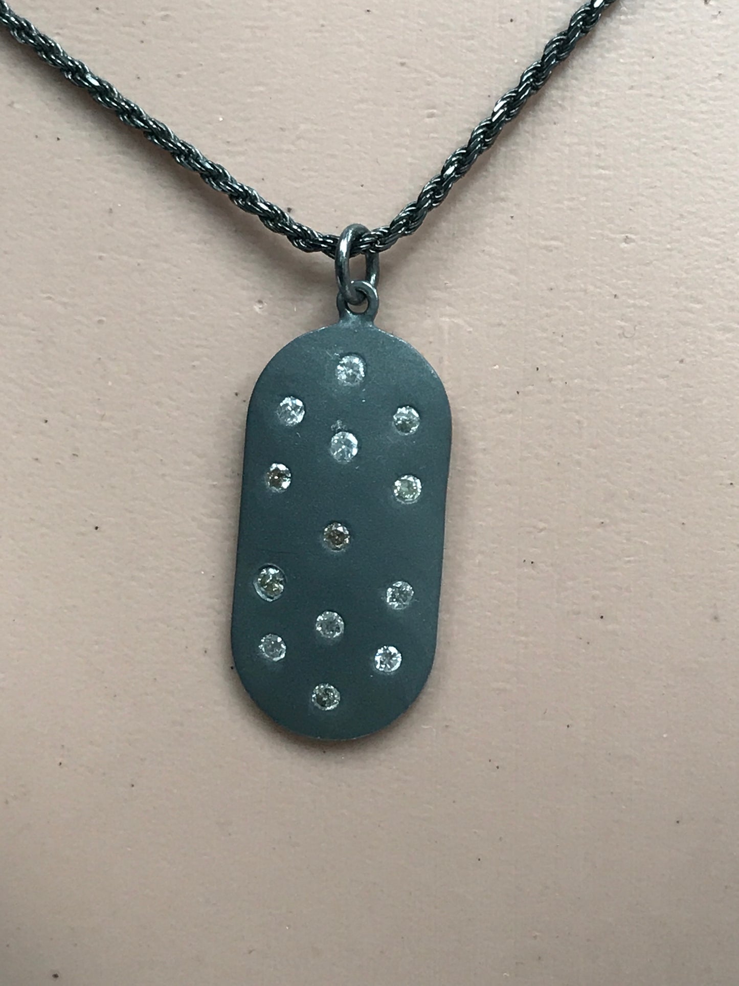 Rectangular Diamond Pendants