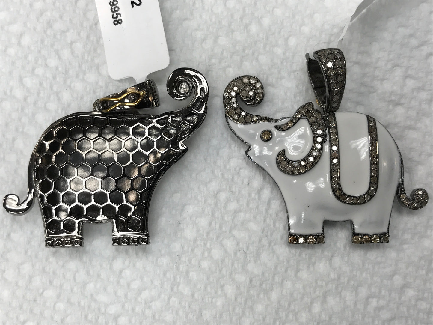 Elephant Diamond Pendants & Charms