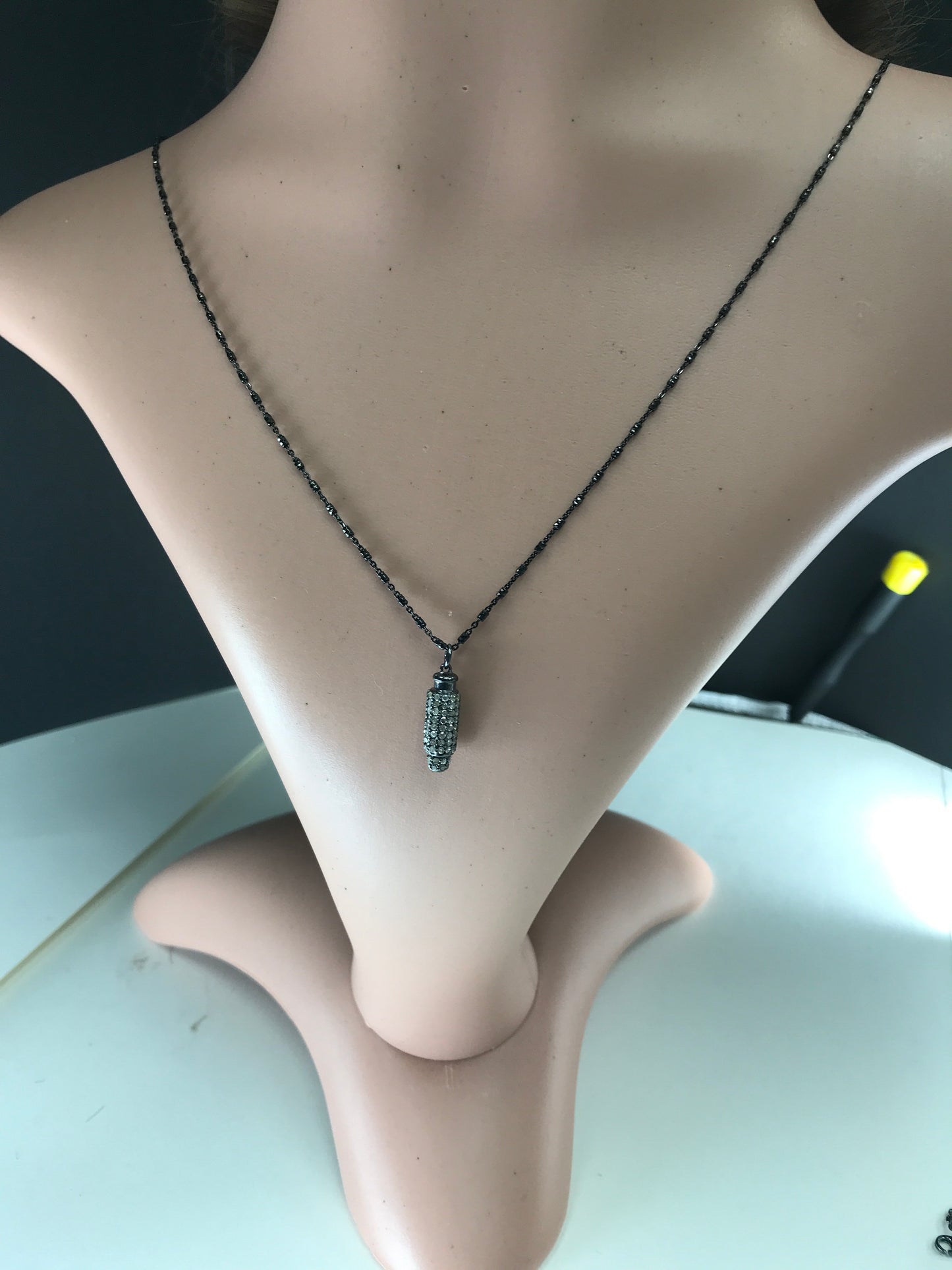 Round Flower Diamond Pendants