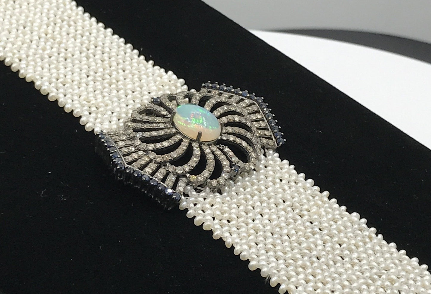 Opal and Diamond Bracelet
