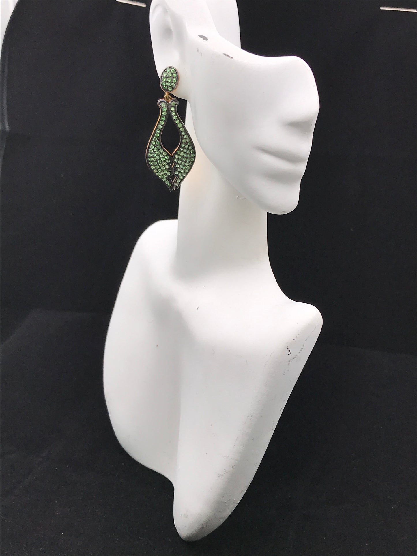 Tsvorite earrings