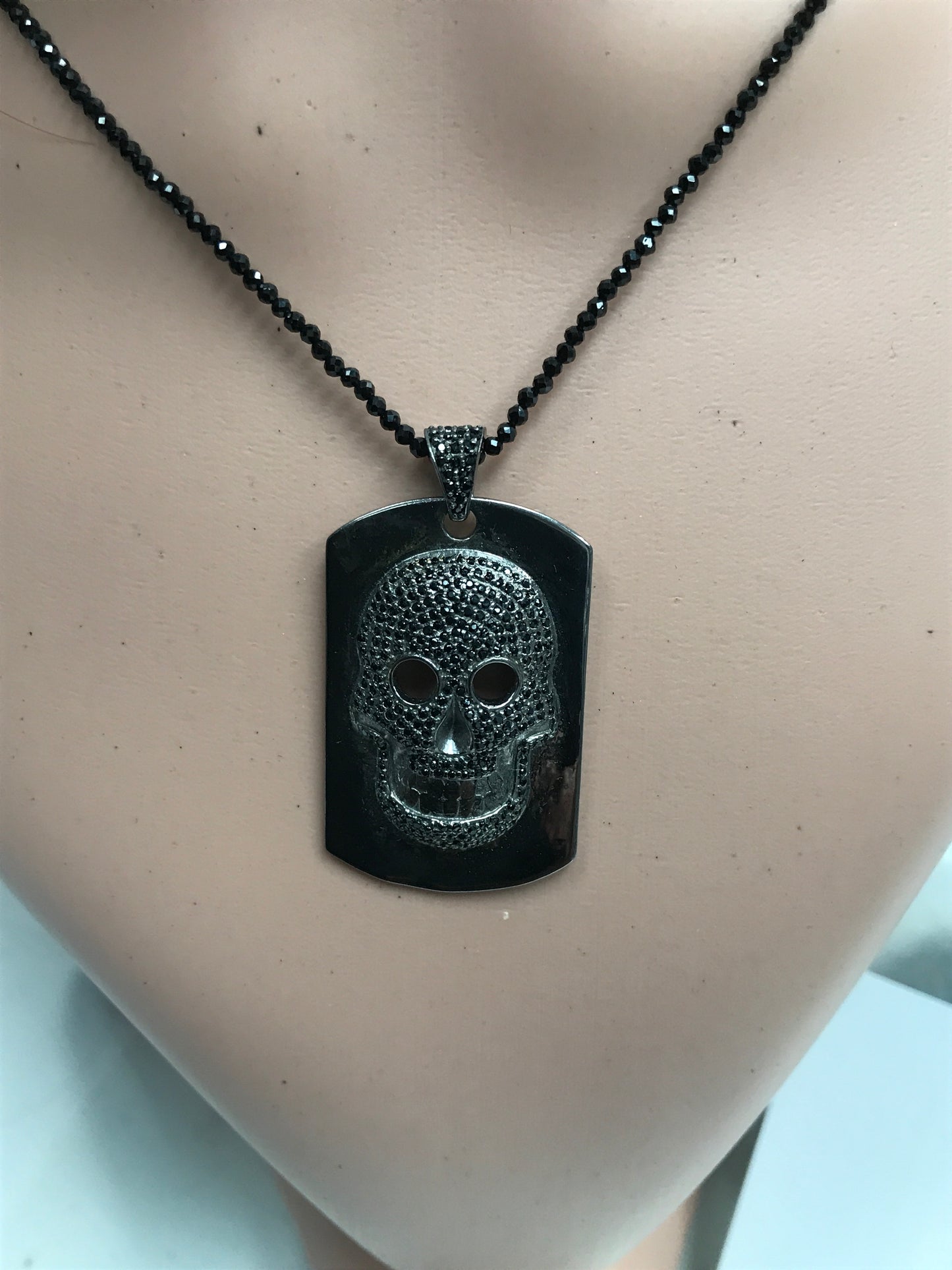 Black Spinel Charm