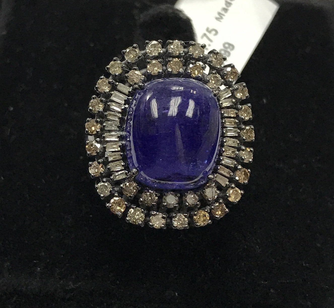 Tanzanite and Diamond Ring