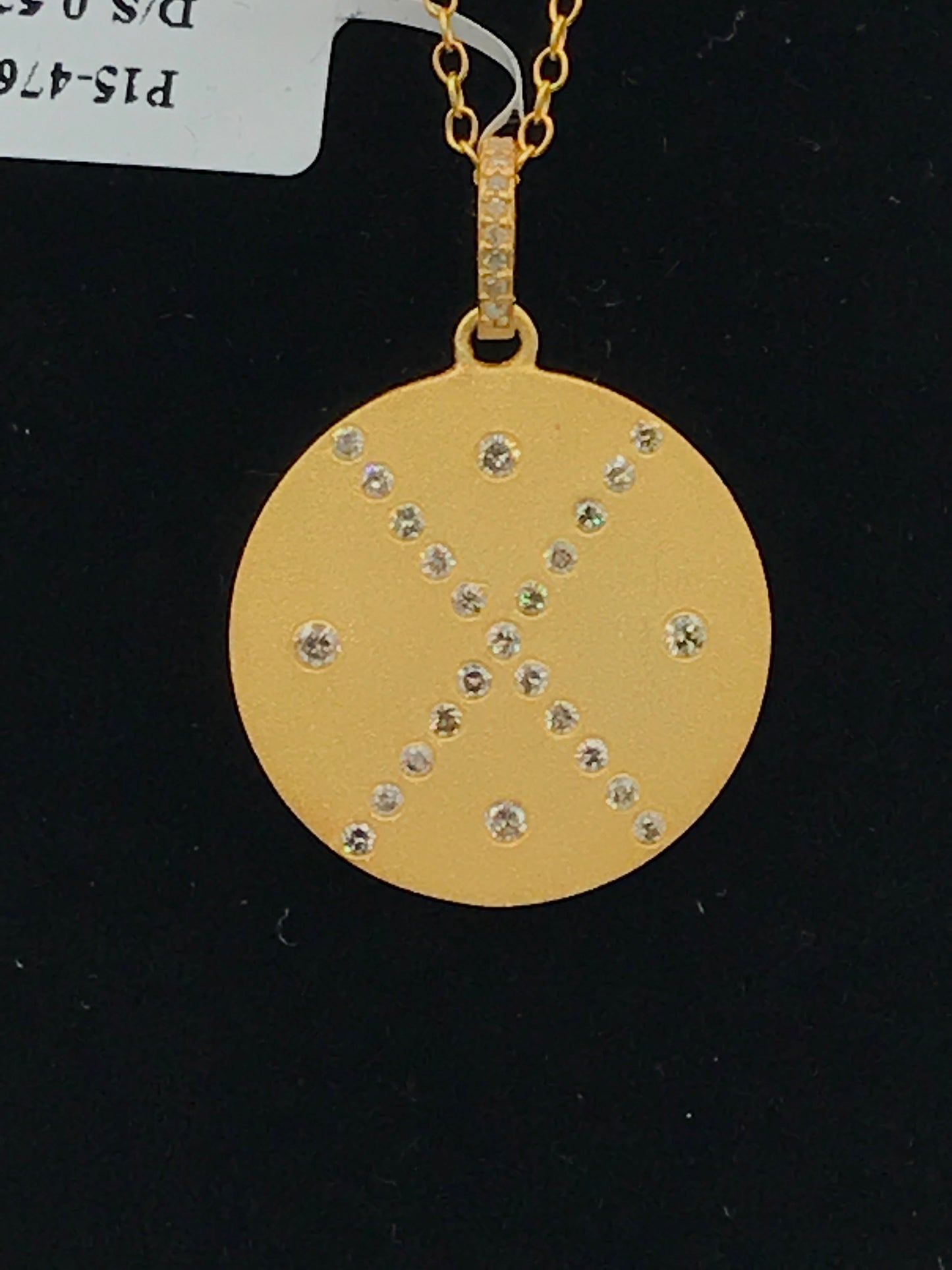 Circle Diamond Pendant