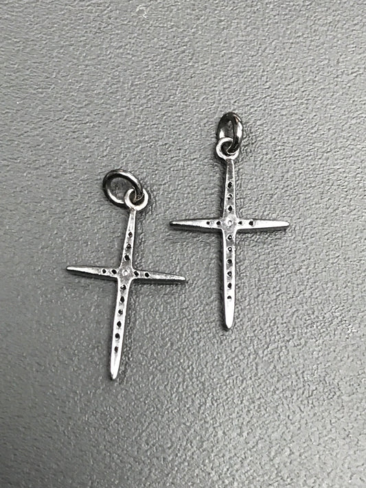 Cross Diamond Charm