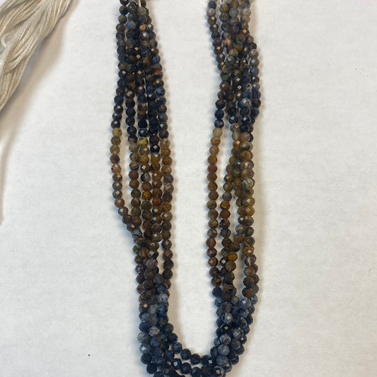 PIETERSITE BEADS ROUND FACETED 3-4MM