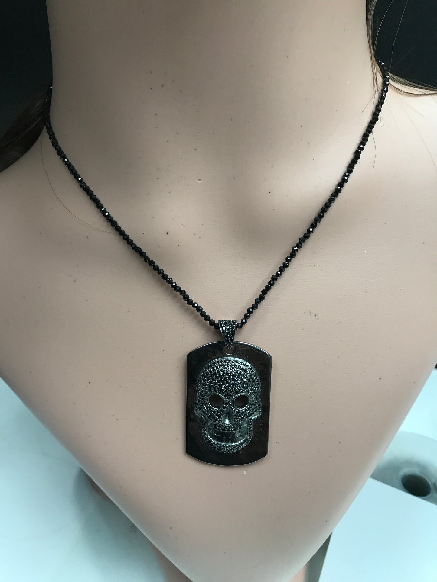 Black Spinel Charm