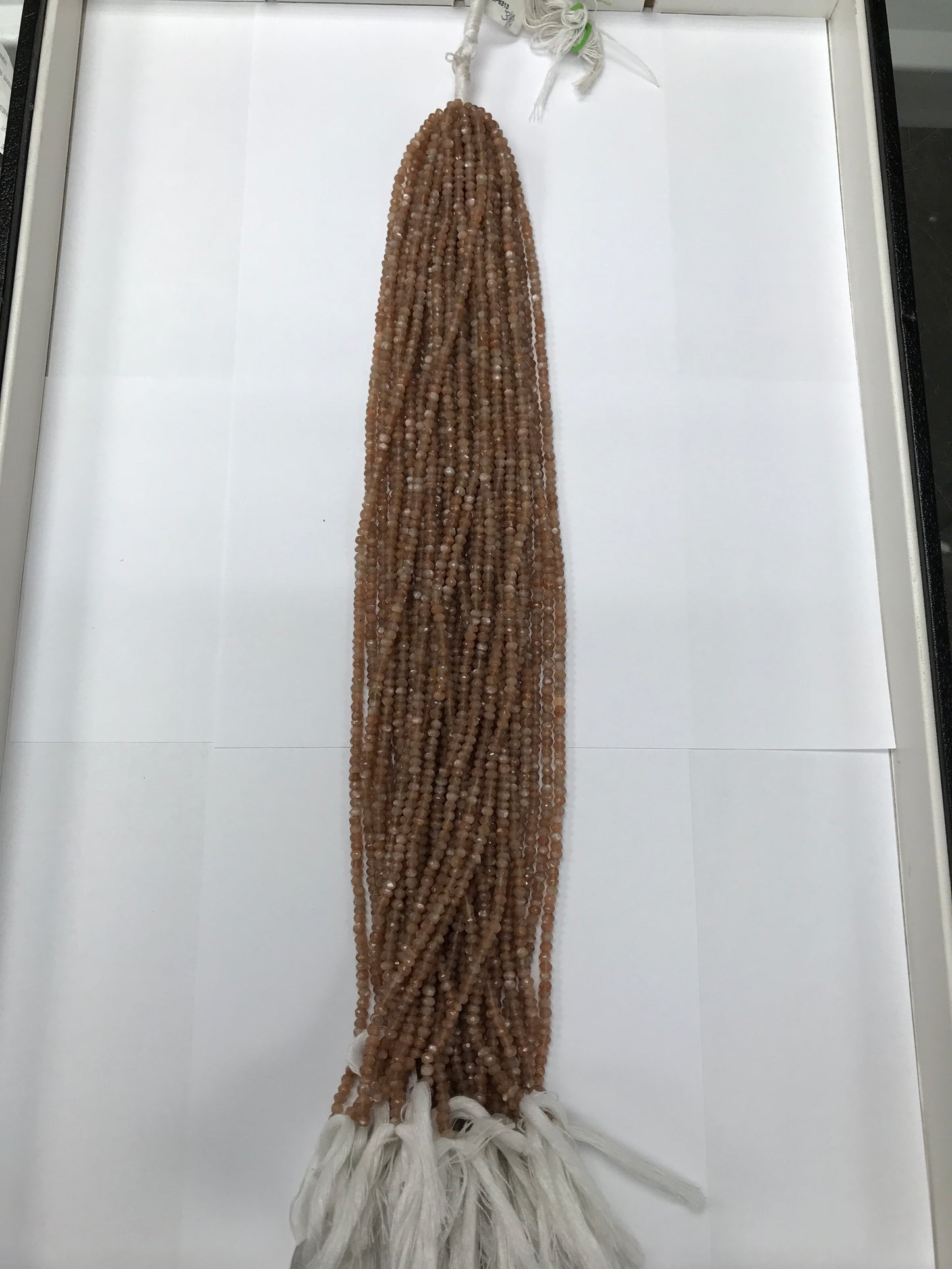 Moonstone, Golden Moonstone Beads Facetted 3-4mm