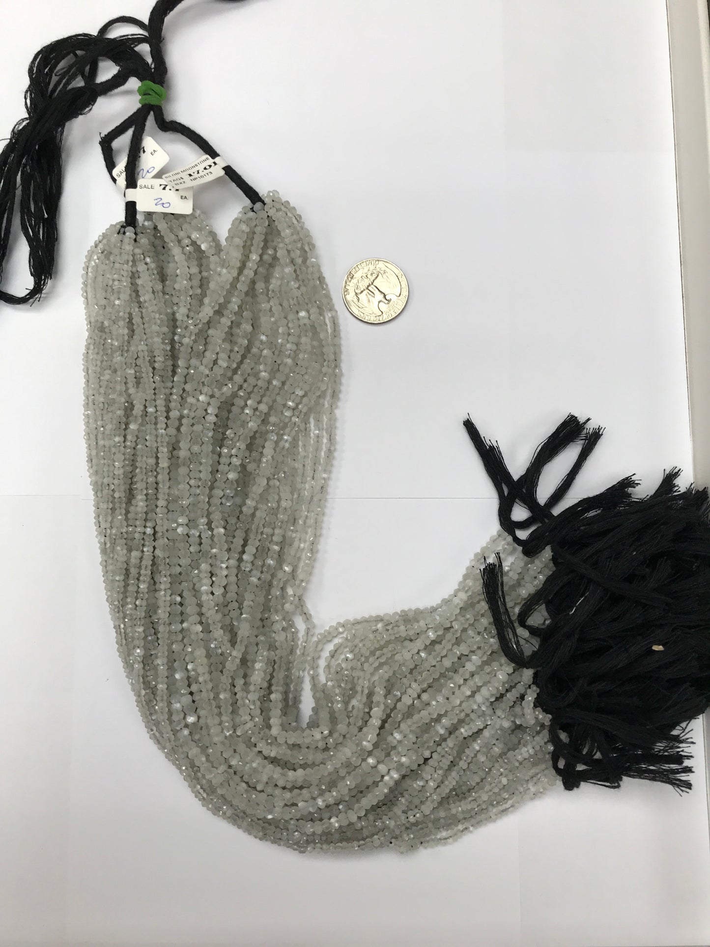 Moonstone Ceylon Beads Facetted 3-4mm