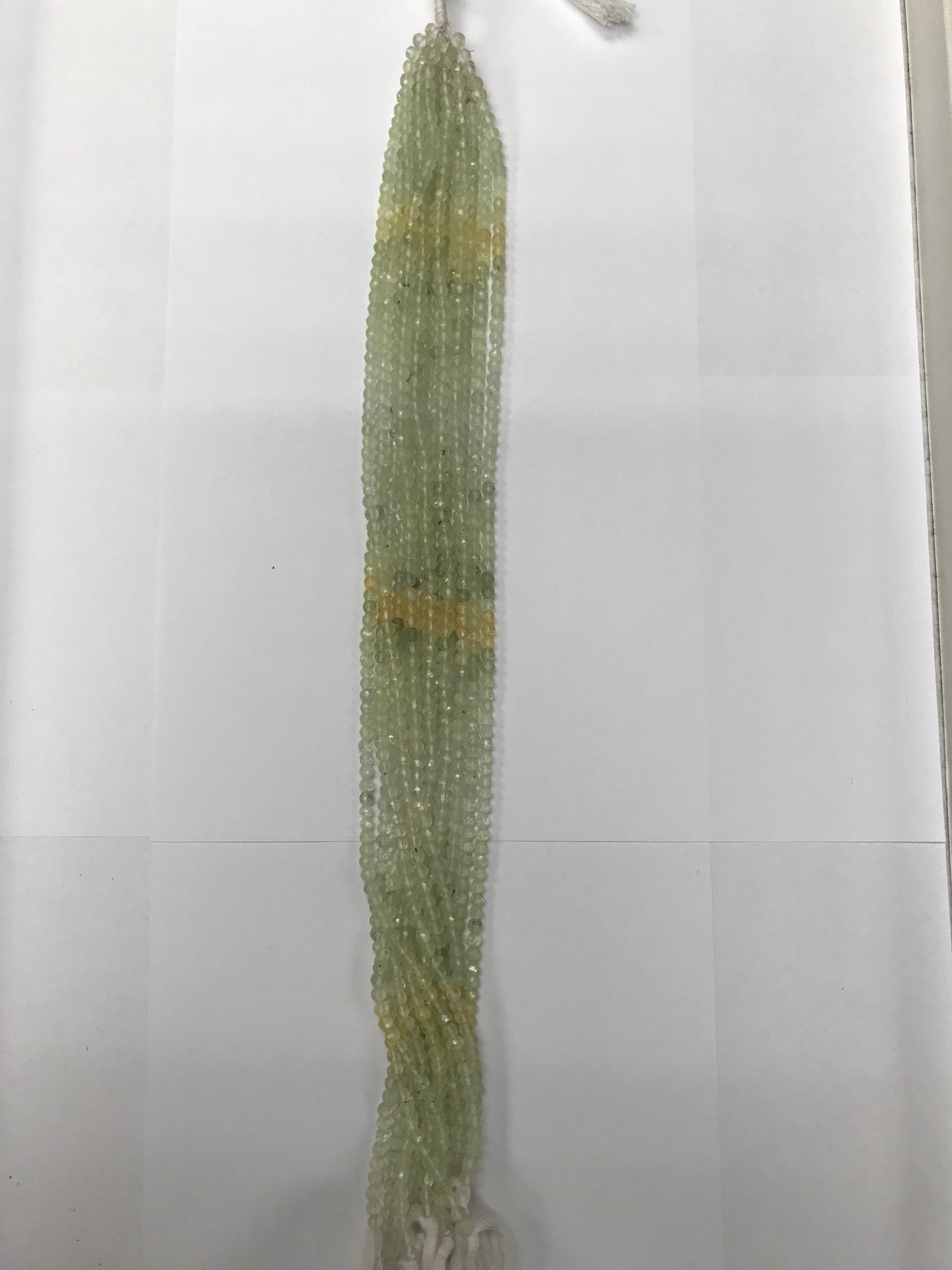 Prehnite Beads Facetted 3-4mm