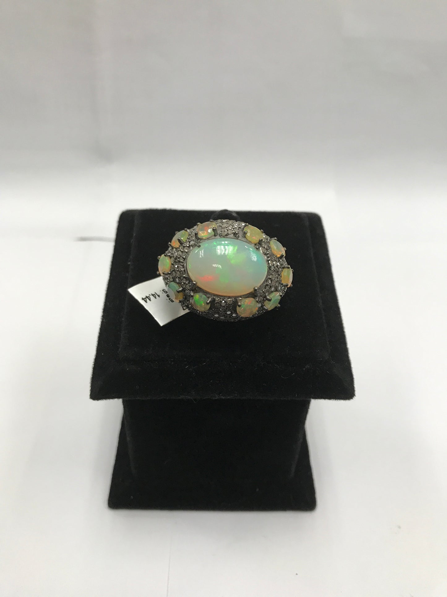 Opal and Diamond Ring