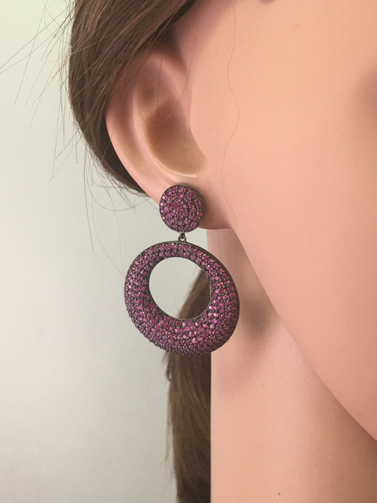 Ruby Earrings,