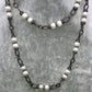 Diamond and Pearl Chain Link Necklace