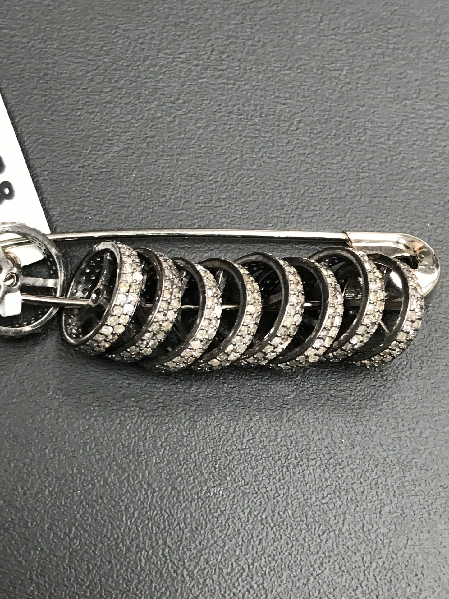 Spacer 2 Lines Diamond Bead