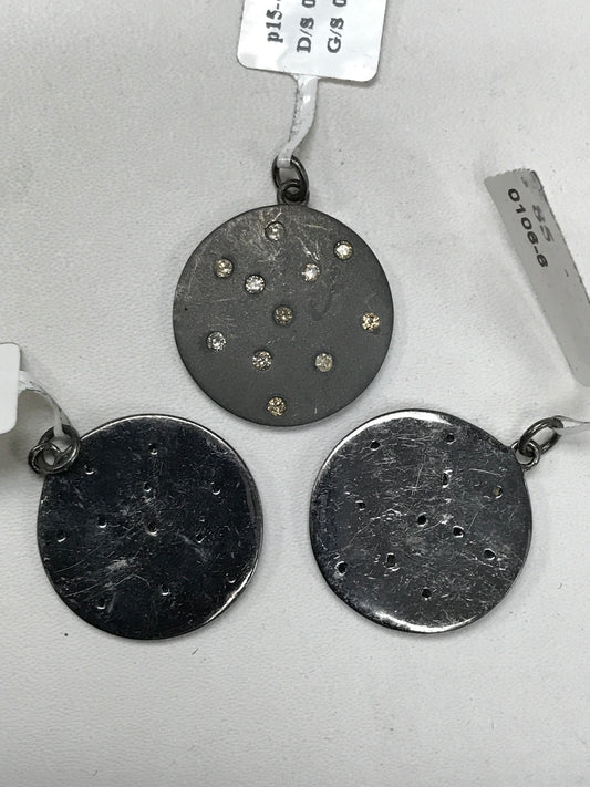 Circular Shape Diamond Pendants & Charms