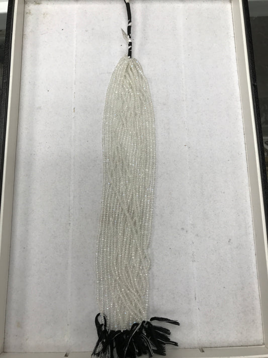 Moonstone, Rainbow Moonstone Beads Facetted 3-4mm