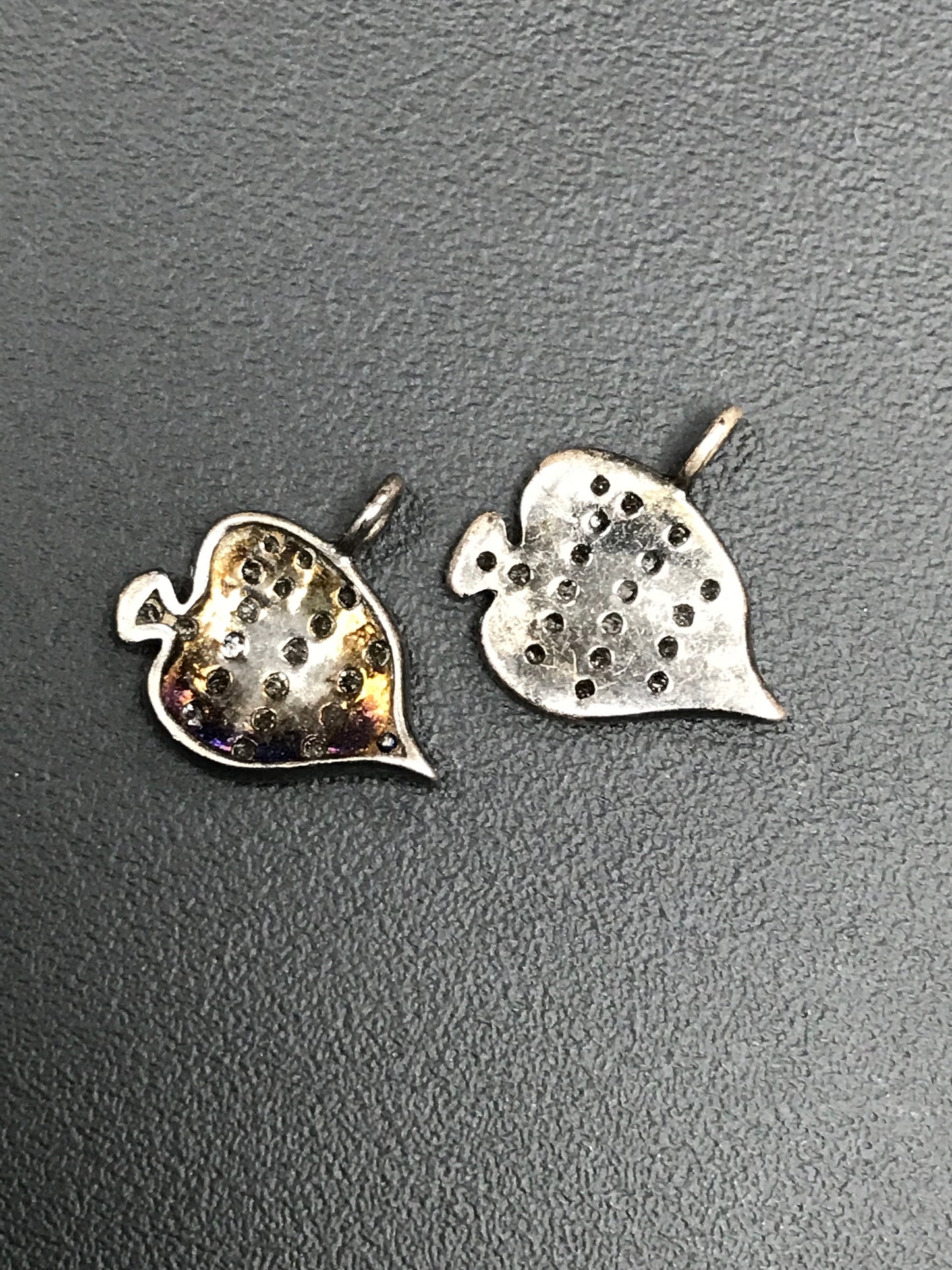 Fish Shape Pave Diamond Charm