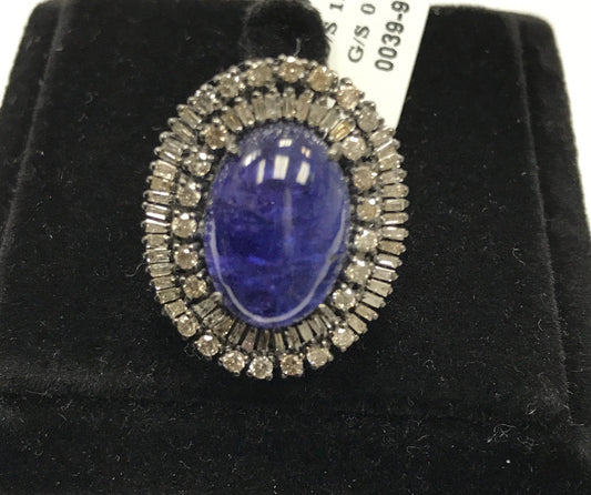 Tanzanite Diamond Rings