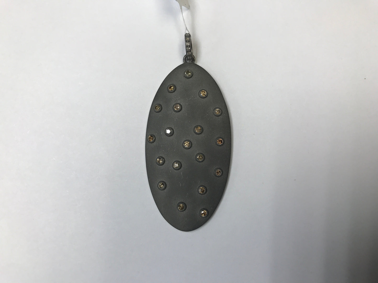 Oval Shape Diamond Pendant