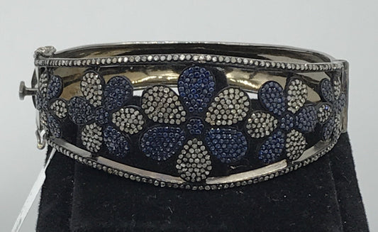 Diamond and Sapphire Bangles