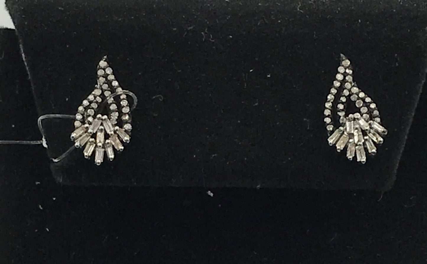 Fancy Shape Diamond Earring Stud