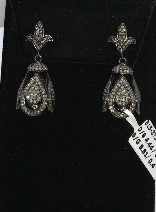 Fancy Tassel Diamond earring