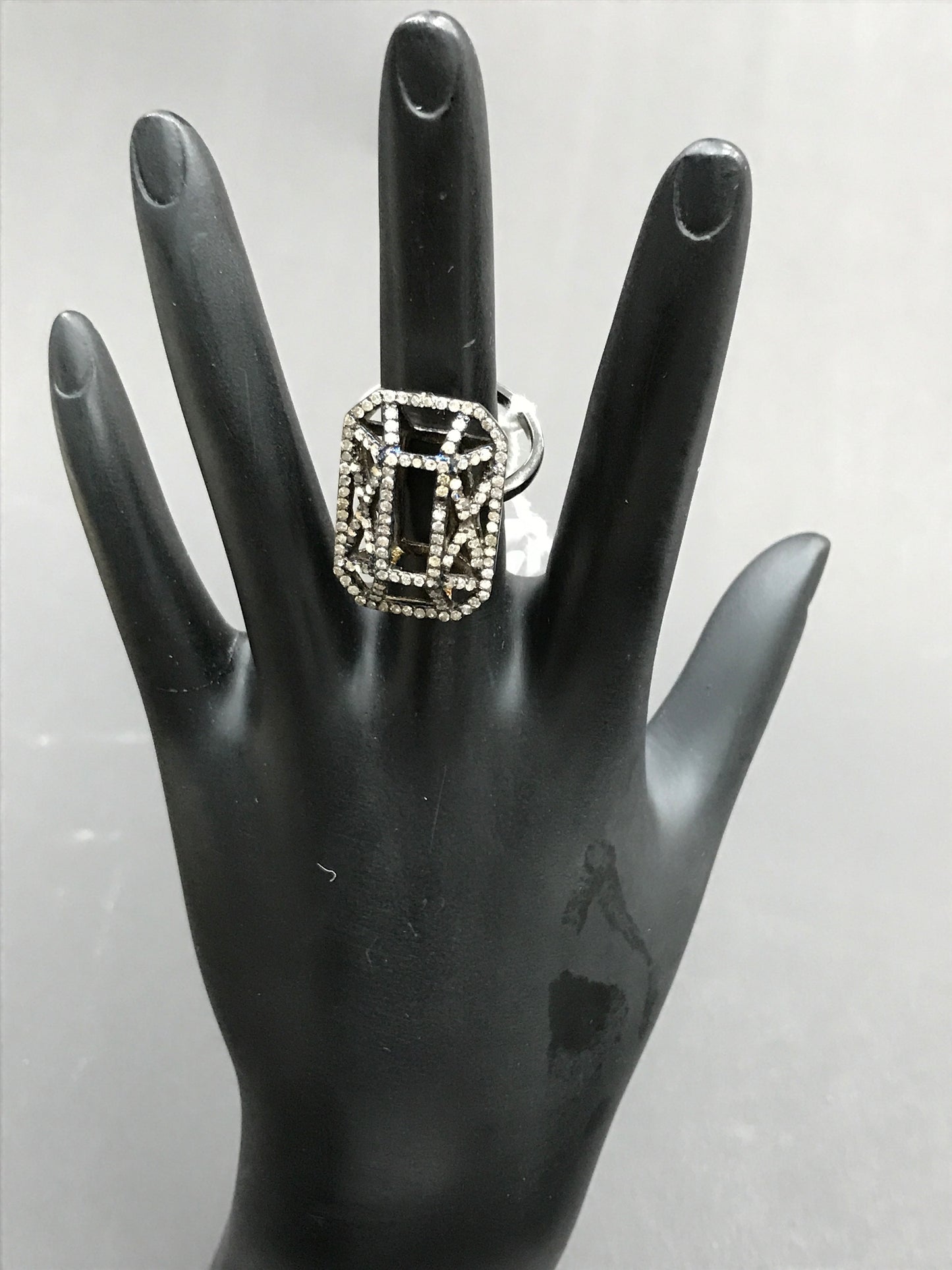Rectangle Shape Diamond Ring