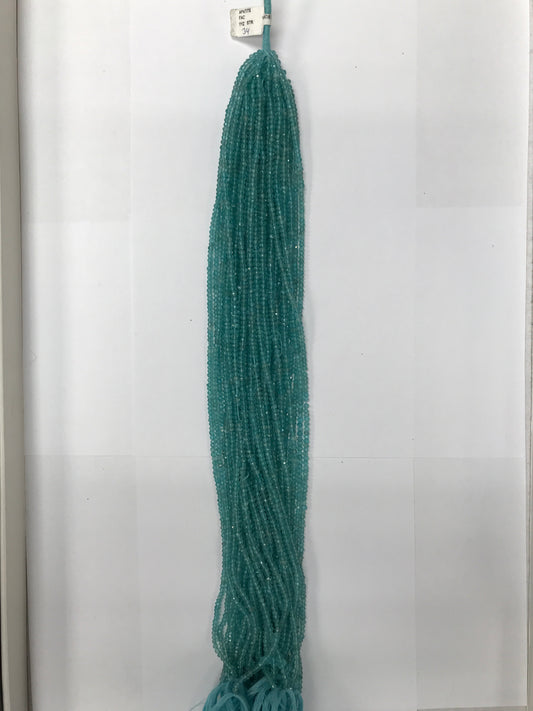 Apatite Rondelle Beads Faceted 3-4mm