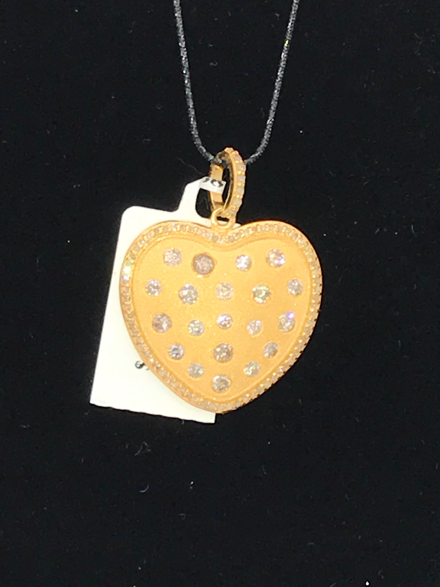 Heart Shape Diamond Pendant