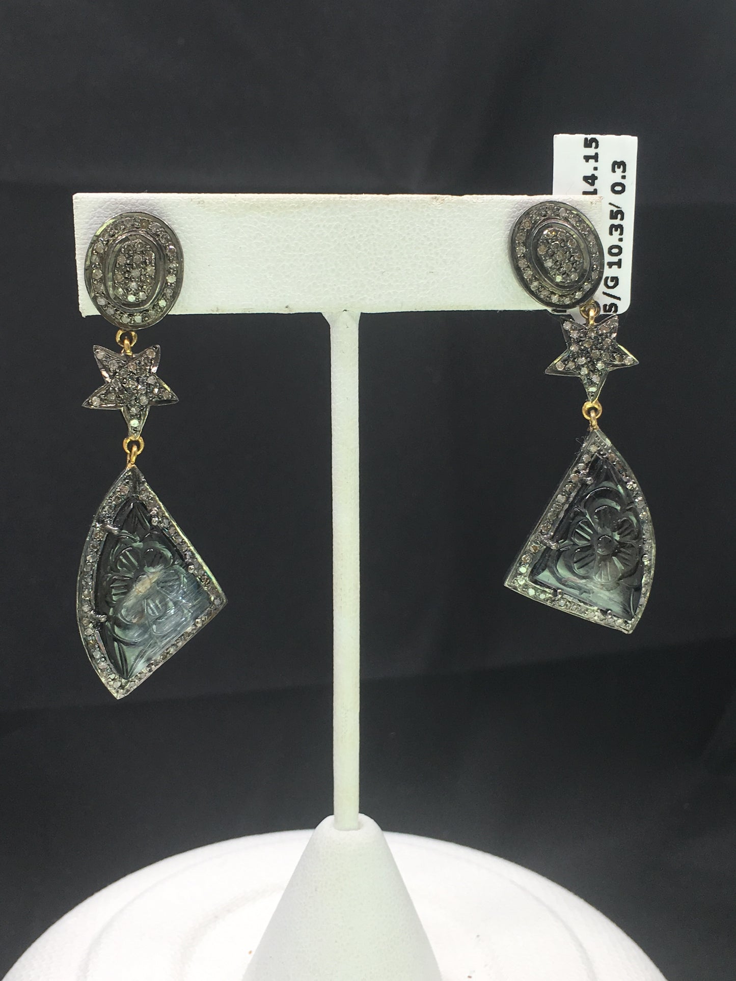 Diamond Earrings,