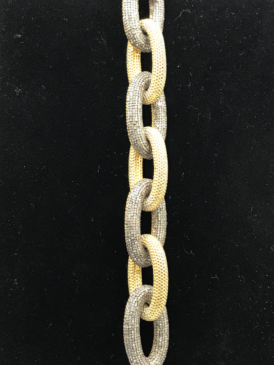 Chain Link Diamond Bracelet