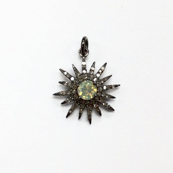Stars Opal Diamond Charm