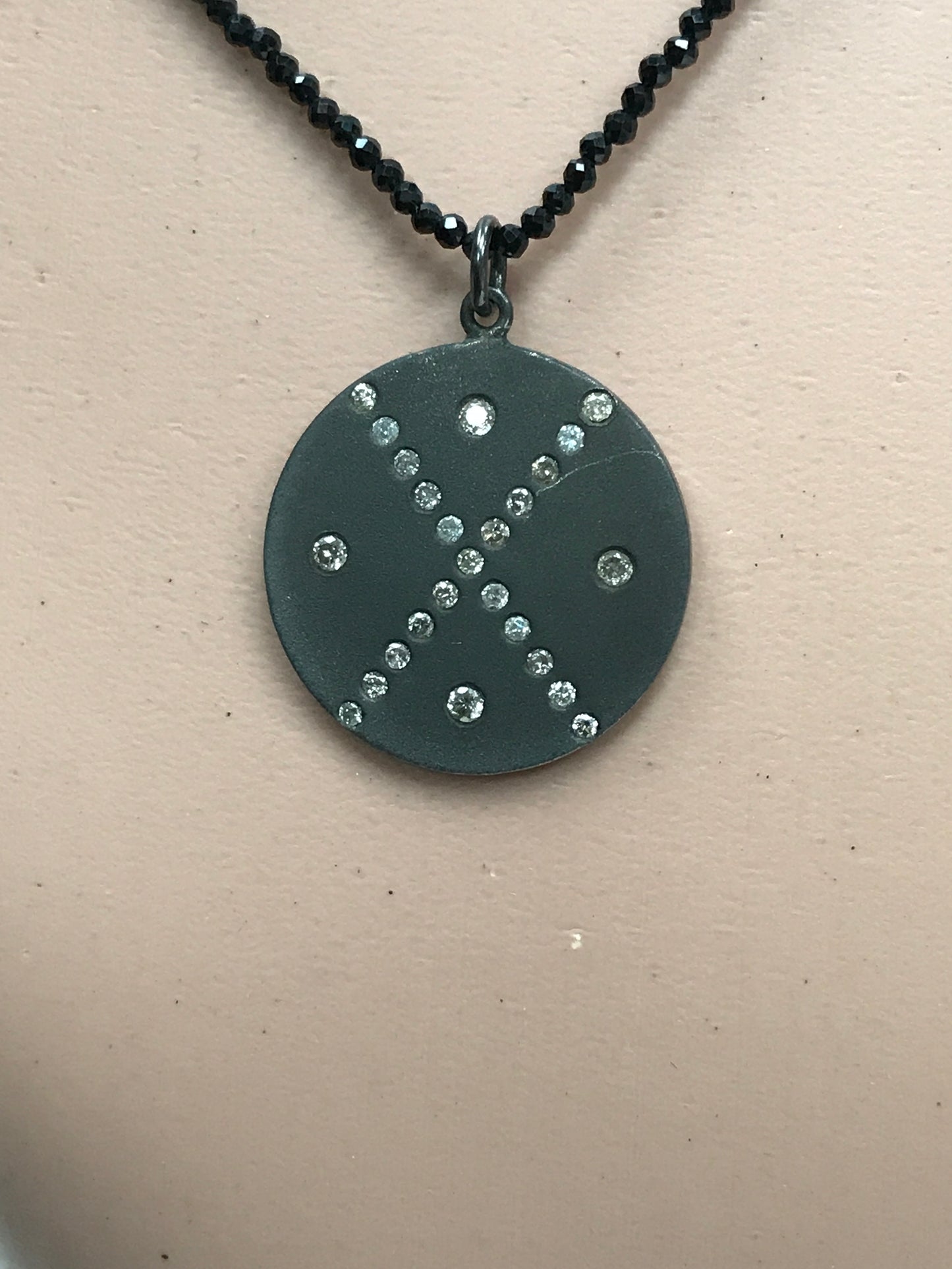 Circle Diamond Pendant