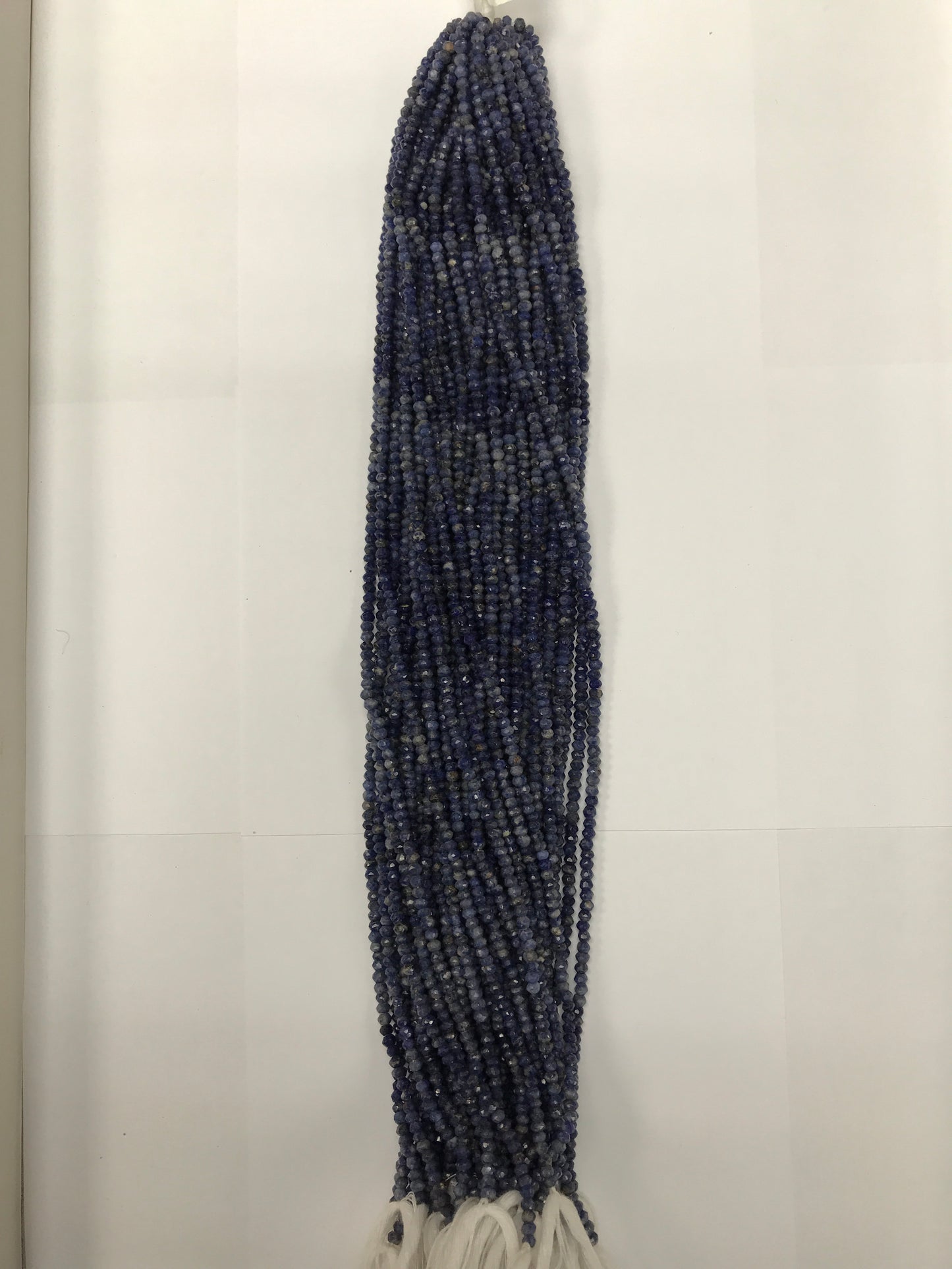 Sodalite Roundel Beads Facetted 3-4mm